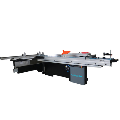 Potente de 8000 rpm velocidad de la hoja de la madera de la mesa corredera de la sierra con puerto de extracción de polvo y 220V / 380V de voltaje